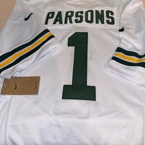 NEW Micah Parsons #1 Green Bay Packers White Jersey Nike NWT